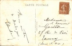 VINTAGE POSTCARD Sarlat Old Street and Lantern of Deaths
