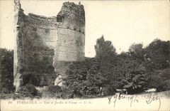 CPA Perigueux Tour et Jardin de Vesoue