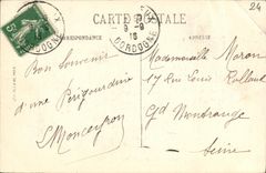 CPA Perigueux Tour et Jardin de Vesoue