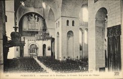 CPA Perigueux Interieur de la Basilique la Grande Nef Prise du Choeur Orgue