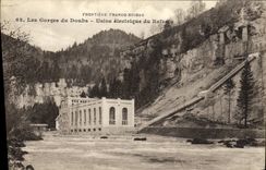 CPA Les Gorges du Doubs Usine electrique du Refrain