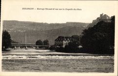 CPA Besancon Barrage Mircaud et vue sur la Chapelle des Buis