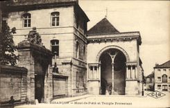 CPA Besancon Monte de Piete et Temple Protestant