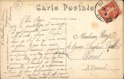 CPA Besancon Vallee du Doubs a la Malate a droite fort de Montfaucon