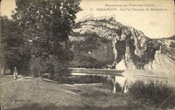 CPA Besancon sur le Chemin de Mazagran