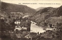 CPA Besancon les Bains Valle de Casamene et lle Malpas