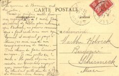CPA Besancon les Bains La Porte Noire construction romaine epoque Marc Aurele