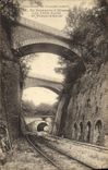 VINTAGE POSTCARD Of Besancon Miserey has the Three Bridges and Tunnel D Ecole