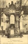 VINTAGE POSTCARD Besancon les Bains Public garden Castan Vestiges D a Romain Theater