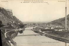 VINTAGE POSTCARD Besancon the footbridge of almost Be worth