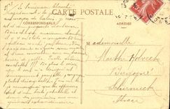 CPA Besancon les Bains Porte Rivotte