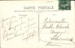 CPA Besancon Route et Chemin de fer de Morteau TRain