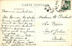 CPA Besancon Palais et Statue Granvelle