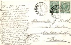 VINTAGE POSTCARD Pisa Duomo leaves posteriore E Campanile