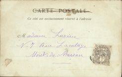 VINTAGE POSTCARD Large Andely View taken of the Dimension of Walnut trees