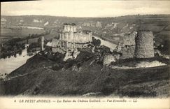 VINTAGE POSTCARD Small Andely Ruins of the Strong Castle Sight D together
