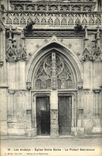 VINTAGE POSTCARD Andelys Notre Dame Church the Southernmost Gate