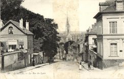 POSTAL Evreux de la VENDIMIA la calle de la universidad