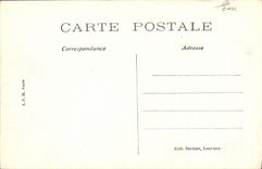 POSTAL Louviers de la VENDIMIA junto de L iglesia de Notre Dame