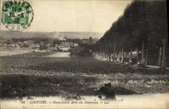 Panorama de Louviers de la POSTAL de la VENDIMIA y Allee en del amor uno