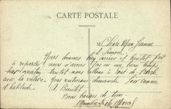 VINTAGE POSTCARD Louviers Castle of Pinterville Pecheur Fishes