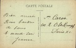 VINTAGE POSTCARD Louviers Monument raised with the children of Louviers died for the Militaria Fatherland