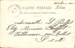 Estribillo de Gisors de la POSTAL de la VENDIMIA de L iglesia