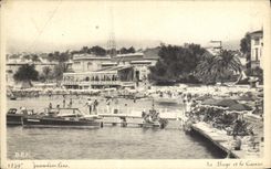 CPA Juan les Pins La Plage et le Casino