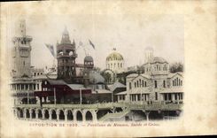 CPA Exposition de 1900 Pavillons de Monaco Suede Grece Paris 