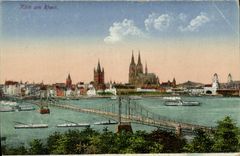 Amndt Rhin de Koln de la POSTAL de la VENDIMIA