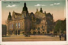 Amndt Rhin Opernhaus de Koln de la POSTAL de la VENDIMIA