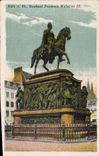 Amndt Rhin Denkmal Friedrich Wilhelms III de Koln de la POSTAL de la VENDIMIA