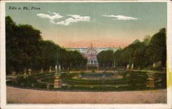 Flora el derecho de Koln de la POSTAL de la VENDIMIA