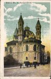 St Apostel Kirche el derecho de Koln de la POSTAL de la VENDIMIA