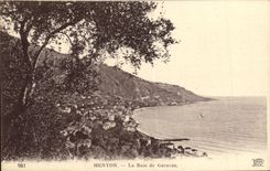 CPA Menton Le Baie de Garavan