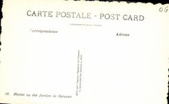 CPA Menton Vu des Jardins de Garavau