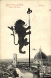 POSTAL Firenze Palazza Pretorie del Podesta Lion de la VENDIMIA
