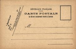 VINTAGE POSTCARD L Winter in Japanese Japan