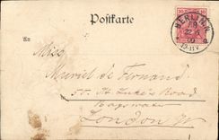 VINTAGE POSTCARD Gruss aus Berlin Bear