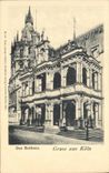 VINTAGE POSTCARD Gruss Aus Koln Das Rathaus
