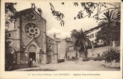 VINTAGE POSTCARD Cannet Church co  Philomene