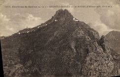 CPA Environs de Menton Saint Agnes et le Righi d Hiver