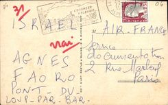 CPA Ligne du Sud France Le village de Gourdon et le chemin du paradis