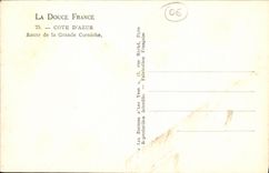 CPA La Cote D Azur Route de la Grande Corniche