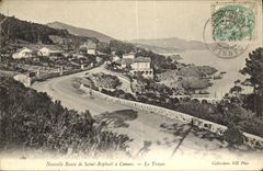 CPA Nouvelle route de Saint Rapahel a Cannes Le Trayas