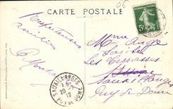 CPA Levens Vue Prise du Plateau La Vallee de la Vesubie Vue en amont sur la chaine des Alpes