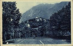 CPA La Bollene Vesubie Grand Hotel Son tennis