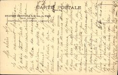 CPA La Bollene Vesubie Grand Hotel Son tennis