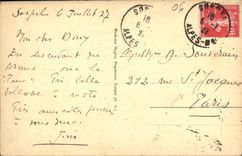 CPA Castillon Route de Sospal et les Lacets