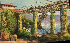 CPA Cote D Azur Pergola sur le Littoral